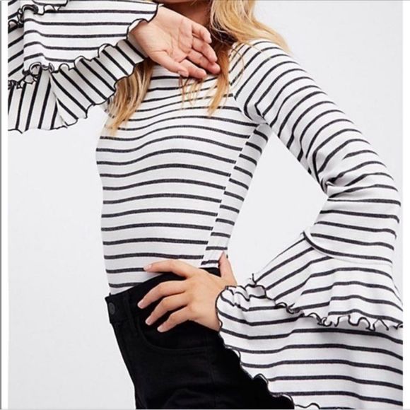 Free People Tops - Free People We The Free Good Find Knit Top with Bell Sleeves - Size S